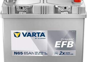 Akumulator Varta Dynamic EFB 65Ah 650A N65 Start Stop P+