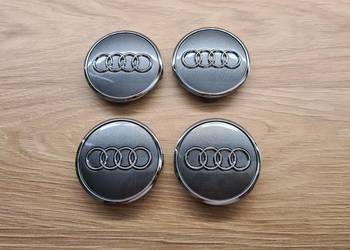 Komplet Zestaw Dekielki Kapselki Zaślepki Audi 61mm 4M0601170JG3