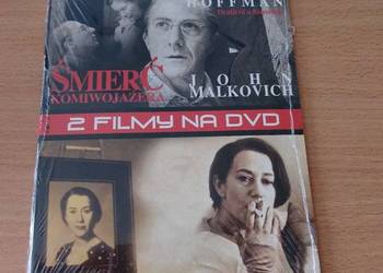 2 filmy DVD "ŚMIERĆ KOMIWOJAŻERA" i "Pasja AYN RAND", dramat, płyta, nowa