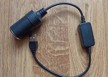Przetwornica USB 5V 2A 12V gniazdo zapalniczki