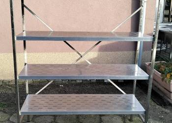 Regał gastronomiczny magazynowy ociekowy 140x50x180