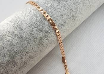 BRANSOLETKA ZŁOTA CELEBRYTKA PANCERKA KLASYCZNA 17 C