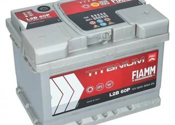 Akumulator 60Ah 600A FIAMM TITANIUM PRO 12V Prawy Plus Akumulator 60Ah 600A FIAMM TITANIUM PRO 12V Prawy Plus