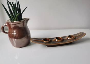 Stary świecznik Janusz porcelit Mirostowice, PRL