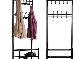 Wieszak na ubrania + szafka regał półka na buty ModernHome