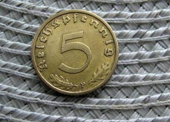 Niemcy 5 Reichspfennig 1938r - F