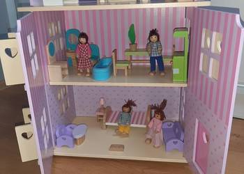 Domek dla lalek drewniany Eichhorn + Gratis