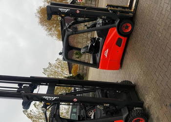 wózek widłowy elektryczny LINDE E16 Triplex 5.4m przesuw 4-sekcja 2011