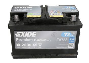 Akumulator 72Ah 720A Exide Premium EA722 PRAWY PLUS