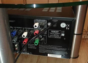 Amplituner Onkyo + mini stolik