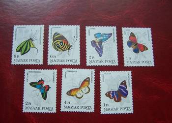 Węgry 1984 MNH 3681/ 87 Fauna Owady Motyle  a