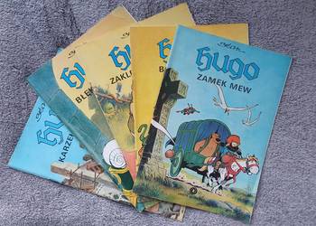 Hugo - komplet 5 komiksów, pierwsze wydania 1990 rok