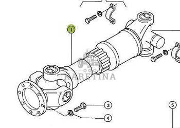 CLAAS TARGO K70 Wałek Przegubowy 0003162930 00 0316 293 0