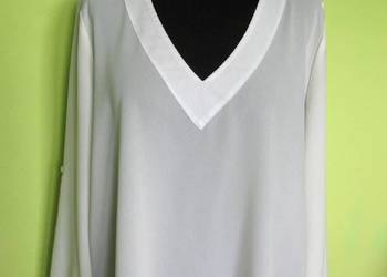 Bluzka - oversize 46 3XL - biust 118 asymetryczna