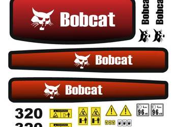 Zestaw naklejek na koparkę BOBCAT 320
