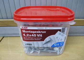 Wkręt samowiercący ejot 4,2x45 art nr 905054 drewno metal