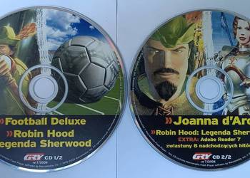 Gry 7/2006  Joanna d'Arc Robin Hood Legenda Sherwood Football Deluxe