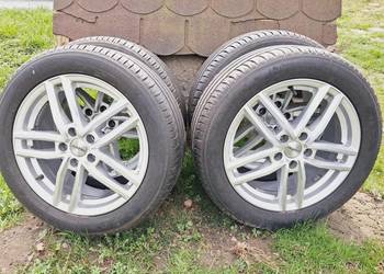 Felgi aluminiowych DEZENT z oponami letnimi – 17” | 4 sztuki | Stan bardzo