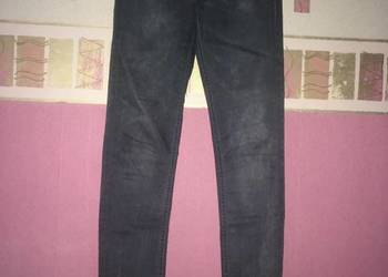 NOWE  Szare Dżinsy jeansy spodnie rurki skinny H&M rozm. Xs