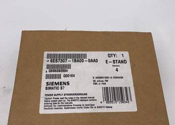 Siemens 6ES7 307-1BA00-0AA0 Power Supply