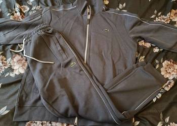 Komplet dresowy Lacoste regular fit - szary, rozmiar XL promocja