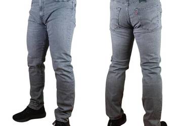 Męskie jeansy Levi's 502 Taper szare nowe Levis oryg. W36/L36 - 349 zł.