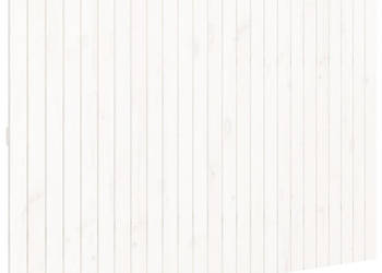 Wezgłowie łóżka białe 1595x3x110 cm lite drewno sosnowe WM-824949