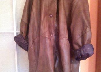 NATURALNA SKÓRA vintage OVERSIZE