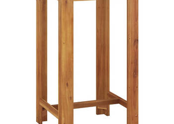 Ogrodowy stolik barowy 60x60x105 cm lite drewno akacjowe WM-319700
