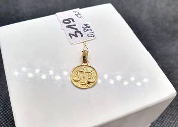 ZŁOTA ZAWIESZKA ZNAK ZODIAKU "WAGA"