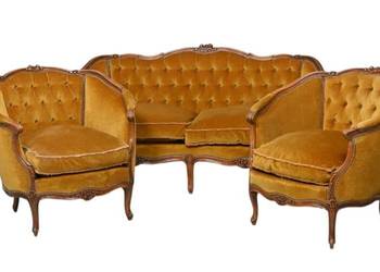 Komplet wypoczynkowy w stylu Ludwika XV