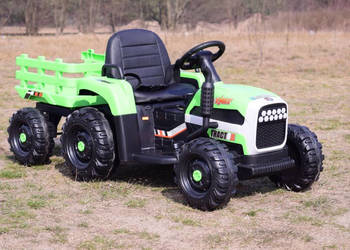 BAWIBUS.PL auto TRAKTOR Z PRZYCZEPĄ na akumulator samochodziki dzieci