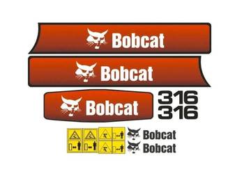 Naklejki oklejenie - BOBCAT 316 Zamiennik