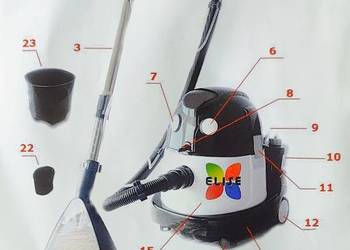 Odkurzacz SenCenter PL ELISE na sucho oraz na mokro czyszczenia z użyciem S