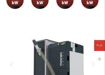 Kocioł na pellet, Moceko 16kW, piec na dotacje czyste drewno