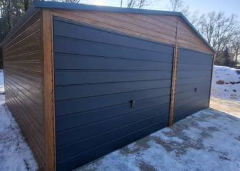 Garaż blaszany 6x6