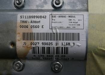 Airbag drzwi kierowcy Merc W202