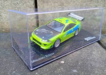 MITSUBISCHI ECLIPSE Brian Fast furious 1/43 deagostini szybcy model