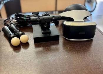 Gogle VR Sony z kamerą i 2 kontrolerami Move