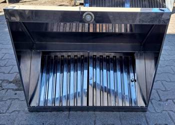 OKAP GASTRO Z FILTRAMI + WENTYLATOR - 96/80/40 CM - M733.N.
