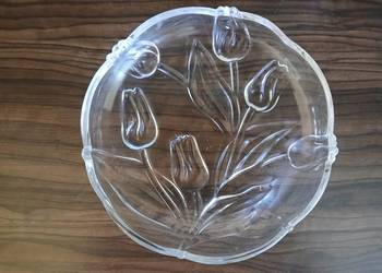 VINTAGE TIVOLI GARDEN BOWL MIKASA CRYSTAL ZESTAW TALERZY MISECZEK I MISA