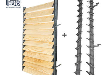 RUCHOME DESECZKI System SHUTTERS Stalowy 109cm GRAFITOWY