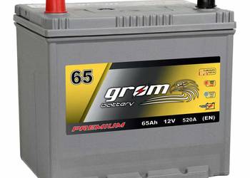 Akumulator GROM Premium 65Ah 520A EN Japan LEWY PLUS DTR