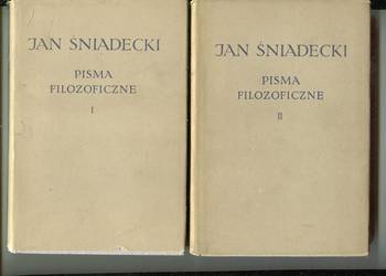 Pisma filozoficzne T.1-2 Śniadecki