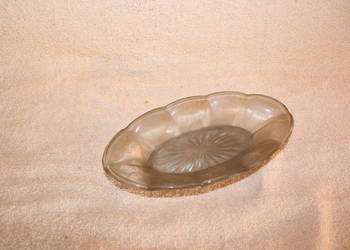 Półmisek Owalny Kryształ Szkło HSG Ząbkowice PRL Unikat Półmisek Owalny Kryształ Szkło HSG Ząbkowice PRL Unikat