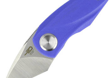 Nóż składany Bestech Tulip Blue G10, Satin / Stonewash 14C28N by Ostap Hel…