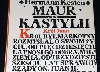 Maur z Kastylii - Hermann Kesten