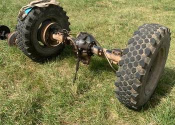 Most dyfer Robur Ursus c-360 4x4 Papaj ził sam Przyczepa