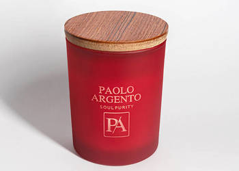 Świeca Sojowa Paolo Argento ROSSO Lusso Cilindro