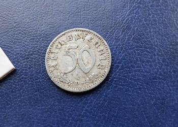 Stare monety 50 fenig 1940 D Niemcy